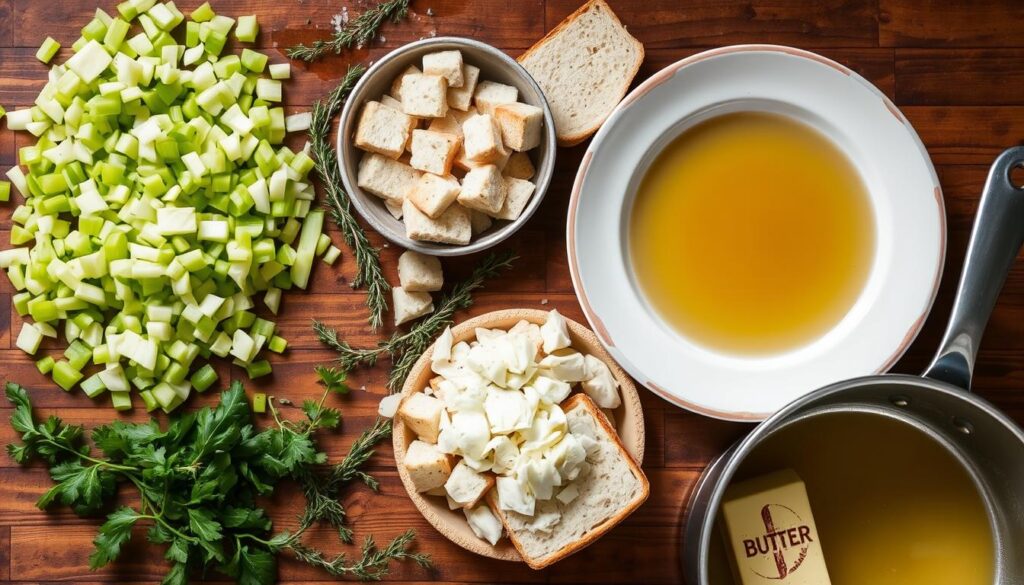 Ingredients for Chicken Dressing