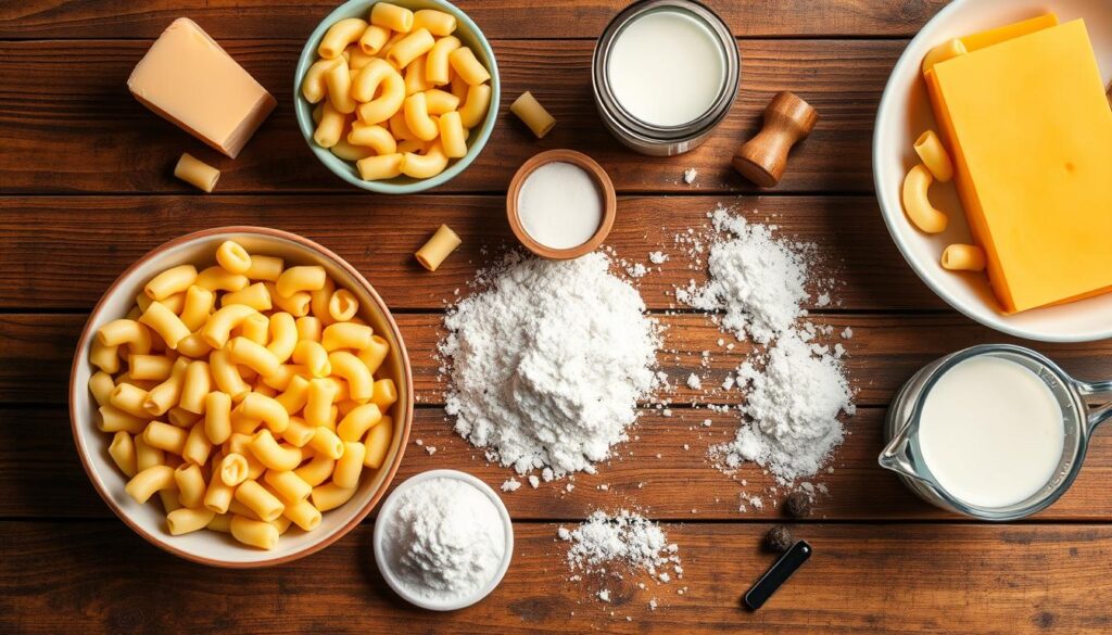 Mac and Cheese Ingredients