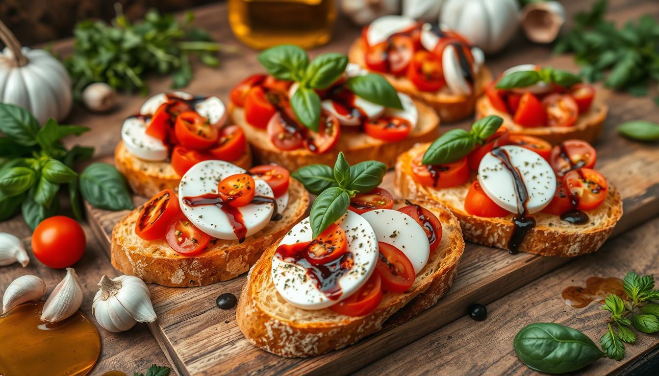 bruschetta recipes with mozzarella