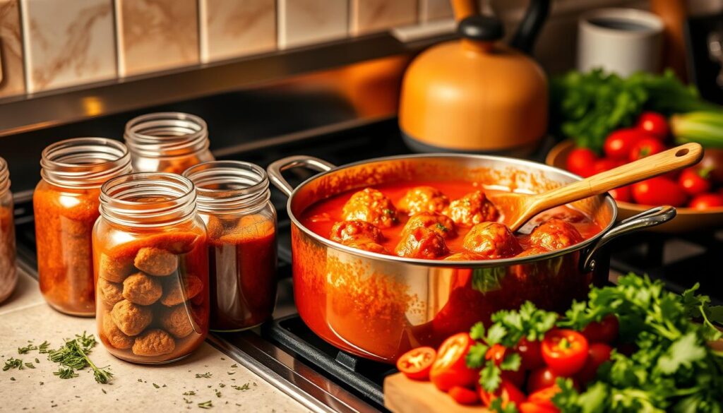 cooking with frozen meatballs