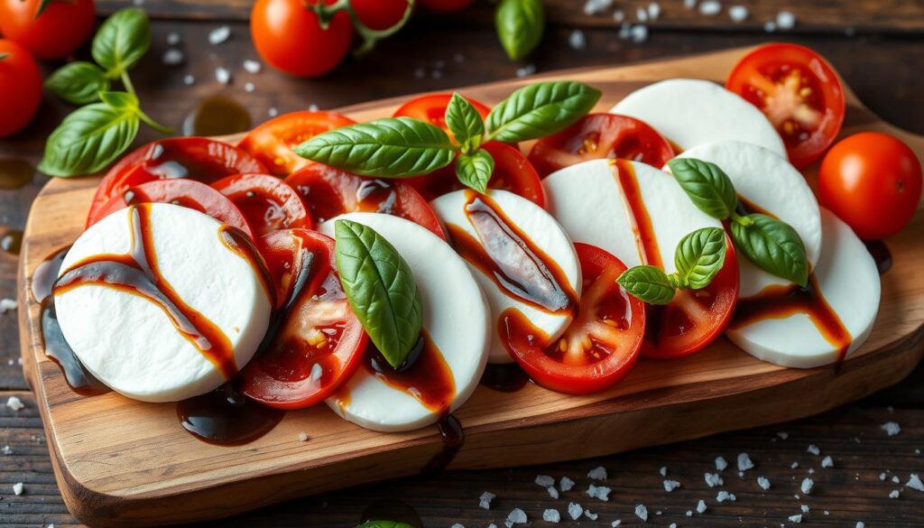 fresh mozzarella bruschetta