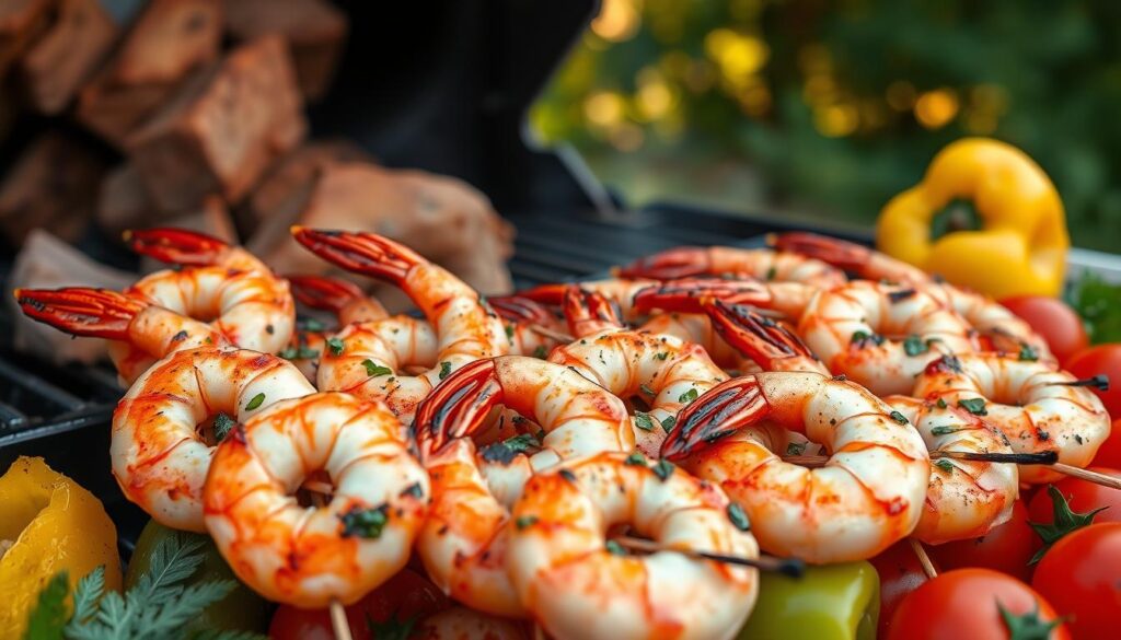 shrimp skewers