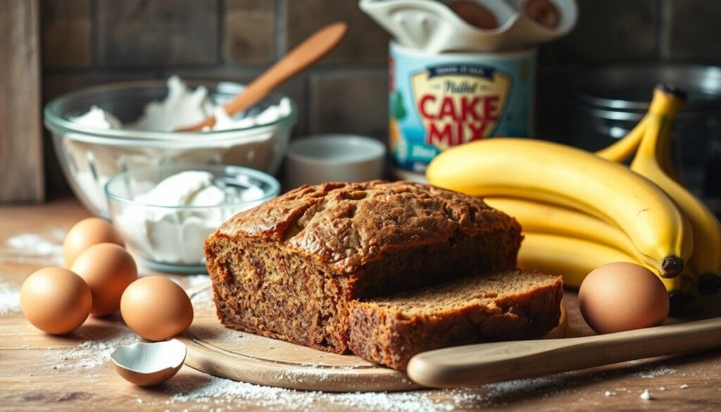 banana bread recipe with cake mix