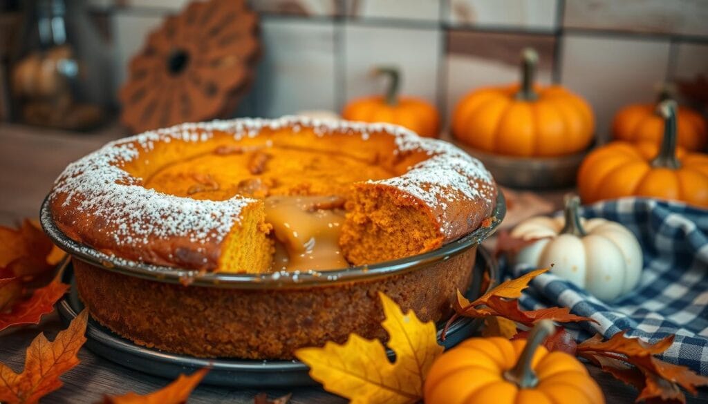 homemade pumpkin dump cake